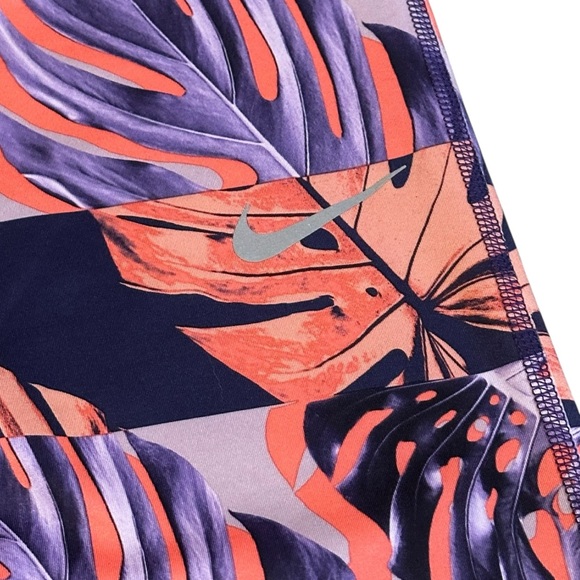 🔆 Nike Dri-Fit Fast SET Crop High Rise Drawstring Tights w/ Matching Top - Large - Picture 7 of 9